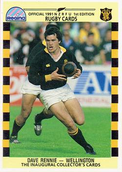1991 Regina NZRFU 1st Edition #162 Dave Rennie Front